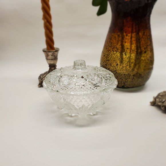 Crystal Bowls Set of 2, Candy Dish KIG brand - Picture 4 of 14